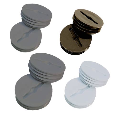 junction box rubber plug|knockout plugs for electrical boxes.